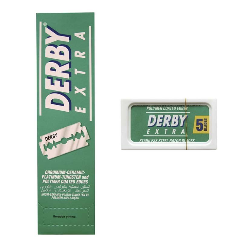 100 CUCHILLAS DERBY ACANALADAS